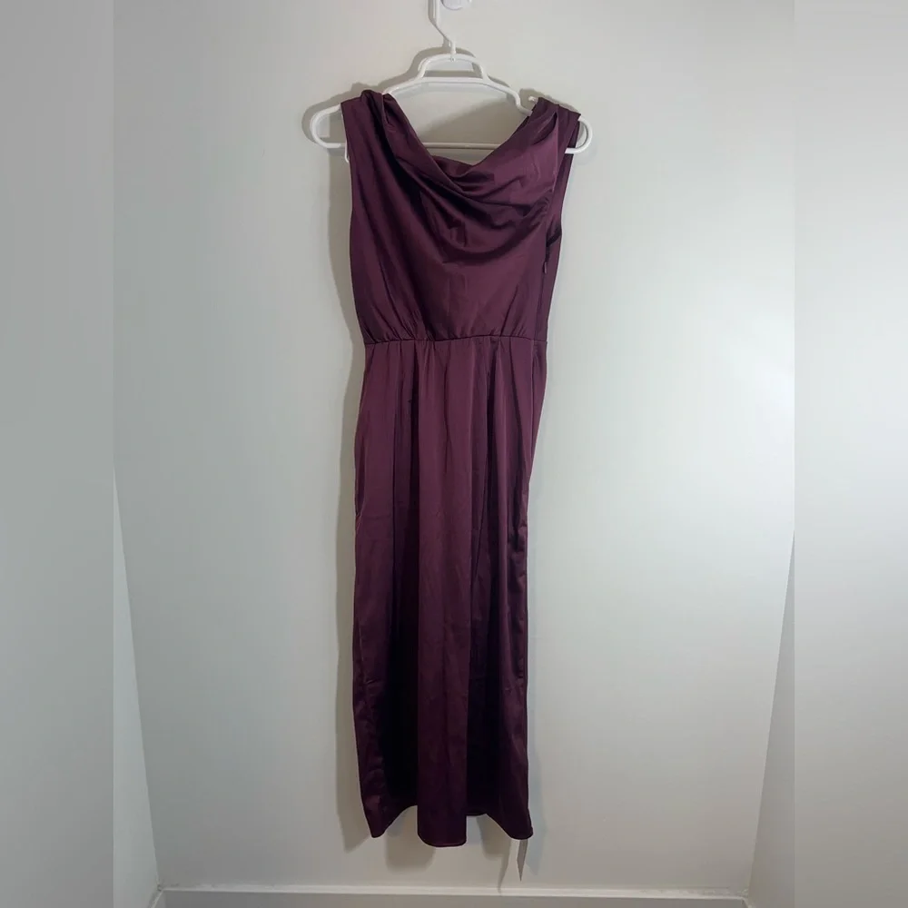 Abercrombie & Fitch NEW Cowl Neck Draped Maxi Dress small